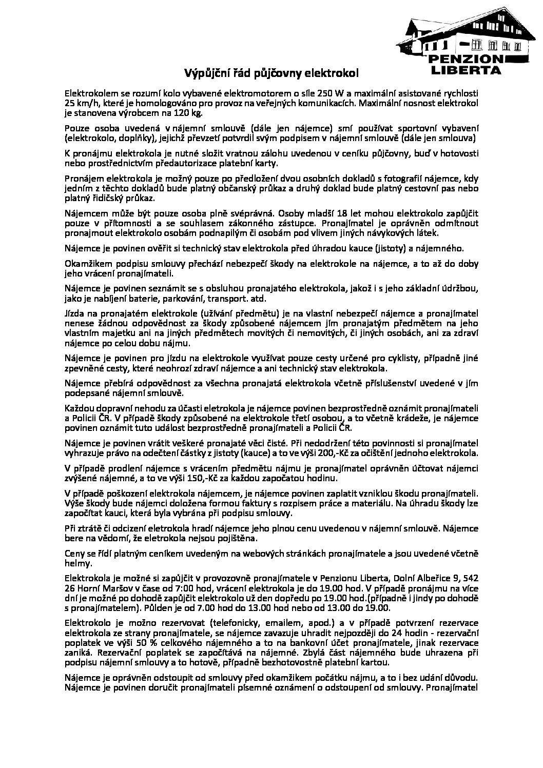Penzion Liberta